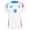 Italia Barella 18 Borte EM 2024 - Herre Fotballdrakt